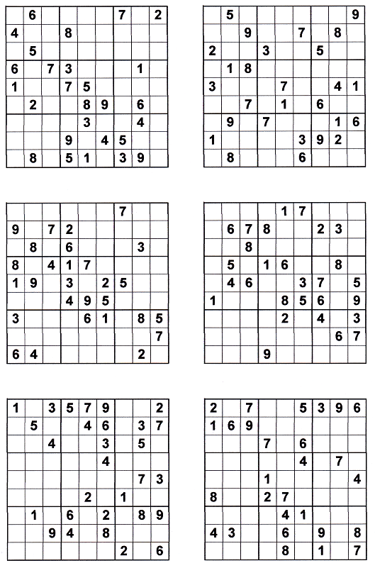 sudoku search free printable